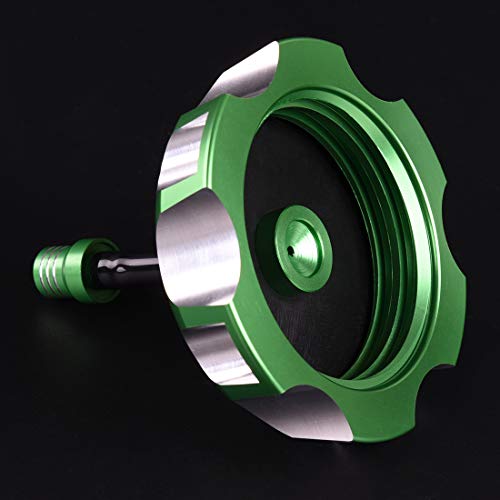 Billet Gas Fuel Tank Cap Cover With Vent Hose For Kawasaki Kx65 Kx85 Kx100 Kx125 1999-2013,Kdx 200 1990,For Crf150R 2007-2010 Green #TOP4