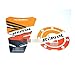YAKUN tankdeckel Aufkleber Für Honda CBR600RR CBR1000RR Repsol CBR900 CBR929 CBR954 CBR250 Motorradaufkleber-Kraftstoff-Tank-Kappe-Aufkleber (Color : F)