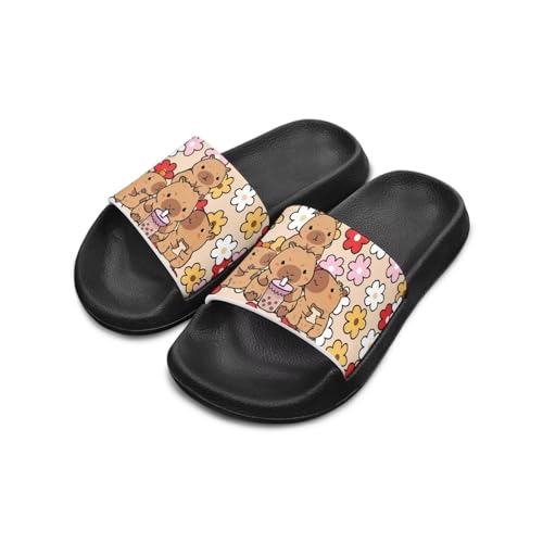 Image of Slides for Boys Girls Quick Drying Kids Slides Sandals Non-Slip