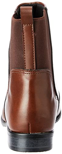 Bota Beira Rio Estilo Chelsea Napa Berlim Salto Baixo,Café, 35