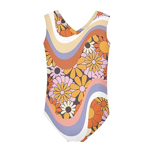 Belidome Swimsuit for Kids Girl Bathing Dance Wer Gymnastic Leotards One- Piece 5-14 Years Old2