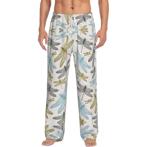 Pantalon de pyjama en flanelle homme de qualité supérieure imprimé doux