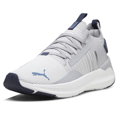PUMA Softride Symmetry Fuzion Women's Sneaker, 10 B(M) US, Grey-Silver-Blue2