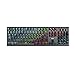 GAMEMAX KG801 Tastiera Meccanica Gaming RGB Rainbow Backlit Key Switches Blu 104 Tasti Anti-Ghosting Layout UK Tastiera Gaming Multimediale