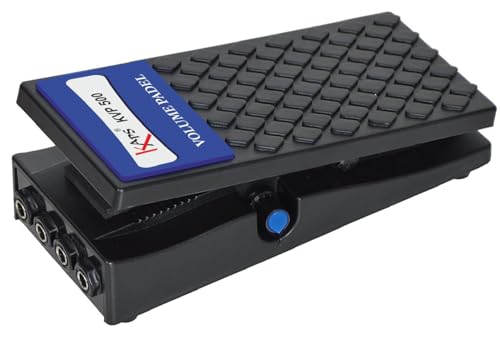 Image of KAPS KVP-500 Universal Stereo Volume Pedal for Keyboard, Synthesizer, Digital Piano & OCTAPAD | Passive, No Power Required | Smooth Performance Control Pedal | Durable Non-Slip Design