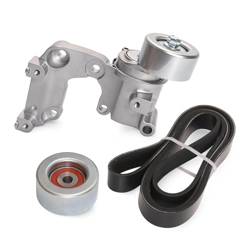 Image of Belt Tensioner Serpentine Belt Idler Pulley Kit For Toyota Camry Avalon Sienna 2013-2016, For Highlander Venza 2009-2015, For Lexus Es350 2013-2016, For Rx350 2010-2015, 3.5L V6