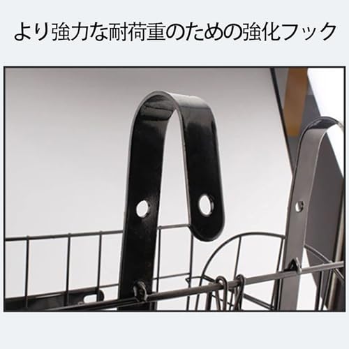 qiyue 自転車カゴ 折りたたみ式