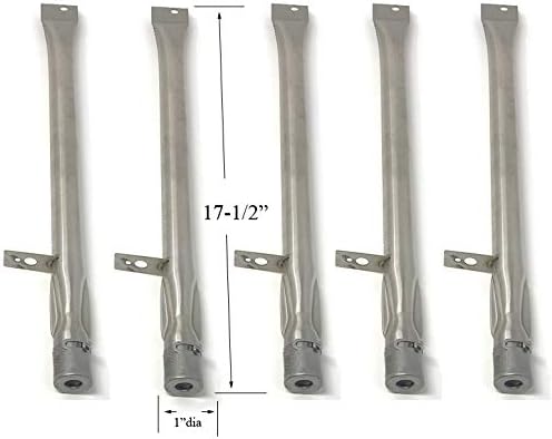 Replacement Stainless Steel Burner for Select GR2210601-MM-00, Gas Models - 5 Pack