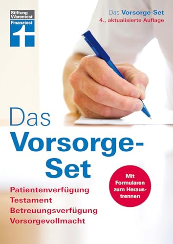 Preisvergleich Produktbild Das Vorsorge-Set: Patientenverfügung, Testament, Betreuungsverfügung, Vorsorgevollmacht, Der Ratgeber aktualisierte Auflage 2019