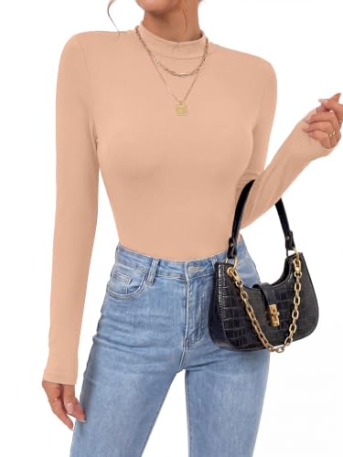 Image of OPOIPIN Women's Long Sleeve Basic Bodysuit