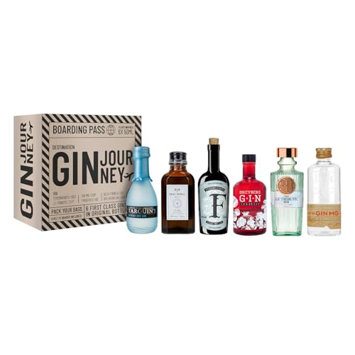 Gin Journey Mini Set 6 x 50ml 42,55% Vol.