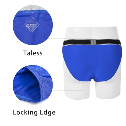 Ropa interior de seda brillante con bolsa de abultamiento ergonómica y talle bajo 3