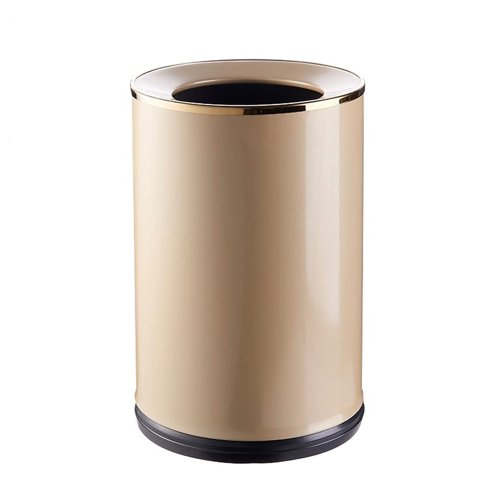 Pattumiera Cucina Pattumiera Rotonda Garbage Garbage Garbage Bin con Secchio Interno in plastica, Cestino per la Carta Straccia, Pattumiera per Bagno, Camera da Letto Bagno Cestino della Spa