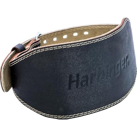 Harbinger Padded Leather Weightlifting Belt Cover