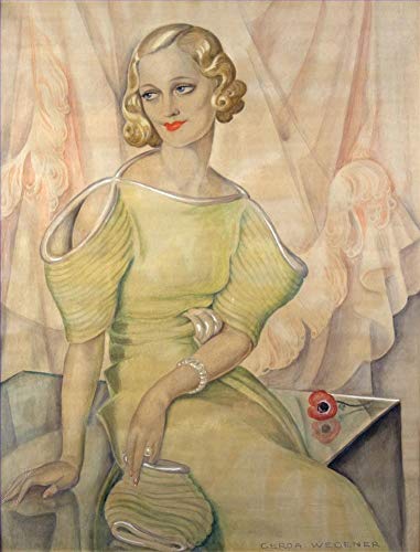 Tableau fille danoise Eva Heramb par des professeurs d'art sur toile fait main
