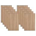 10 Sheets of 18x24 Walnut | 5mm 1/4th inch, MDF Core, 18”x24” Premium Grade A1, Single Sided, Glowforge Ready, Unfinished | Species: Walnut, Cherry, Maple, Oak, Cedar, Mahogany, Alder