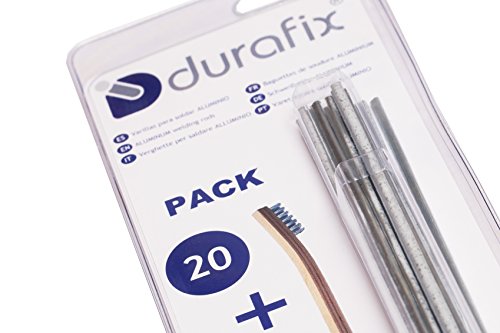 DURAFIX® - 20 Varillas para soldar aluminio + 1 Cepillo inoxidable