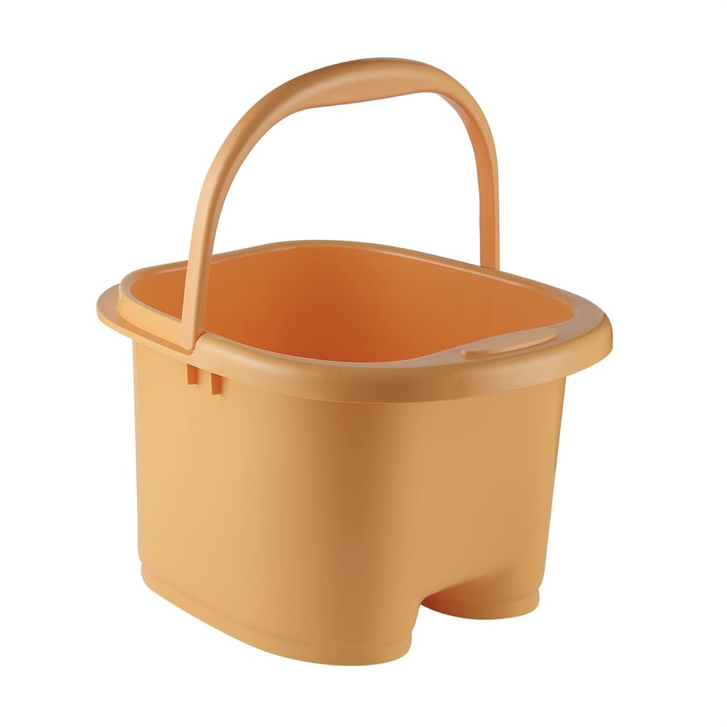 Seau pour bain de pieds portable contre la fatigue, grand lavabo et seau à linge en plastique