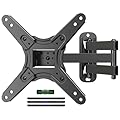 Suptek Full Motion TV Monitor Wall Mount for Most 13-42 Inch LED LCD Flat Curved Screen TVs & Monitors, Articulating Arms Swivel Tilt Extension Rotation, Max VESA 200x200mm up to 44lbs, MA1345