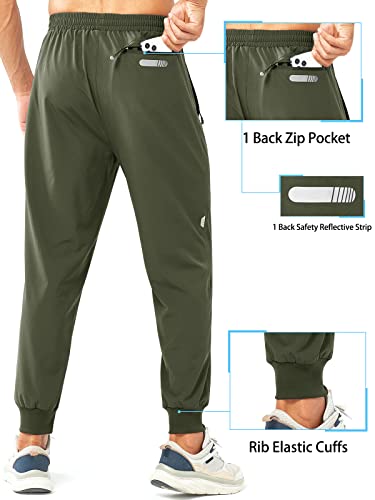 Image of NORTHYARD Men's Athletic Running Pants Lightweight Workout Joggers Quick Dry Gym Sweatpants Active Sports Track Training