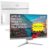 Computador All In One Intel Core i5 21,5' 8GB HD 500GB 4 Núcleos Super Turbo Hdmi Strong Tech
