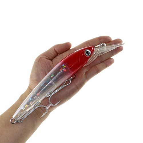 Leurre De Pêche Jerkbait – Plume Hameçon 6# – Profondeur 0,6-1,8m – Neuf