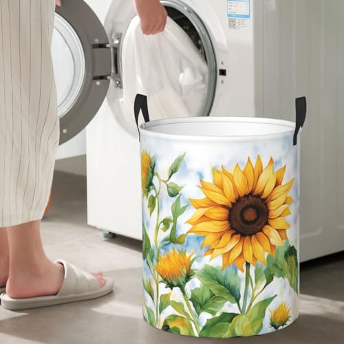 Panier à linge imperméable et pliable avec structure autonome stable