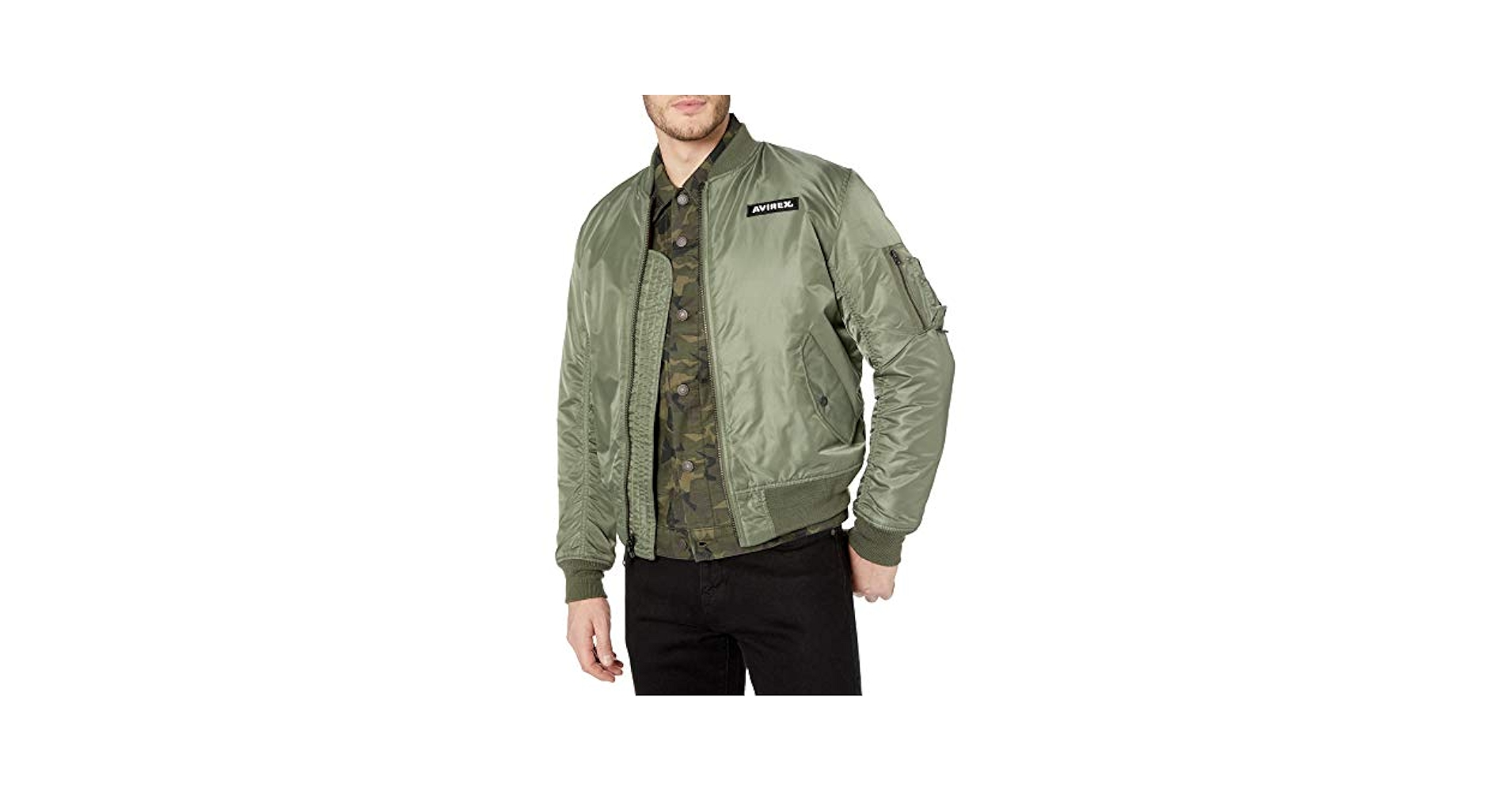 た*す様 AVIREX MA-1 bomber jacket olive L O Avirex Men's AVF19BO01-SAFETY, Safety Orange, XL at Amazon