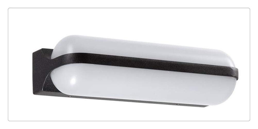 Luminaire mural LED extérieur Arpersir en aluminium noir au design architectural
