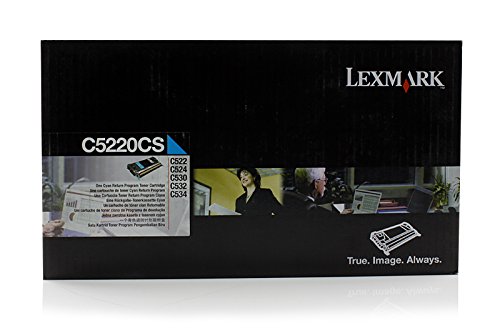 Toner cyan Lexmark C532 original 00C5220CS Return Program