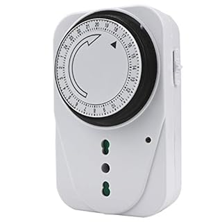 EXTRASTAR Timer presa elettrica,Programmatore Timer meccanico giornaliero,3680 W,250 V