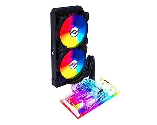 Bykski AIO Integrated Liquid GPU Cooler for Founders Edition RTX 3080 w/ 5v A-RGB LED - 240mm (B-FRD3080FE-RBW)