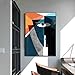 Produktbild Moderne abstrakte geometrische Figur Gesicht Wandkunst Bild Leinwand Malerei Poster Wohnzimmer Wohnkultur Malerei 40x50cm rahmenlos