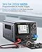 FNIRSI IPS3608 DC Power Supply Variable, 36V 8A Bench Power Supply with <10mV Low Ripple, Aluminum Shell, USB-A&Type-C Port, Day/Night Dual UI, 4-Digit IPS Display, PC Programmable, 6 Preset Data