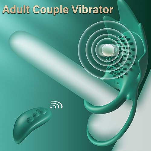 Vibrating Cock Ring, Penis Ring Sex Toy Vibrator with 10 Vibration Modes & USB Rechargeable, Silicone Adult Sex Toy for Men, G spot Clitoral Vibrator for Woman Couple, Adult Sex Toys & Games - Image 3