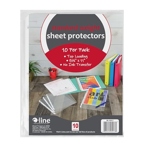 Pochettes C-line 240 protège-feuilles pour éviter les feuilles déchirées