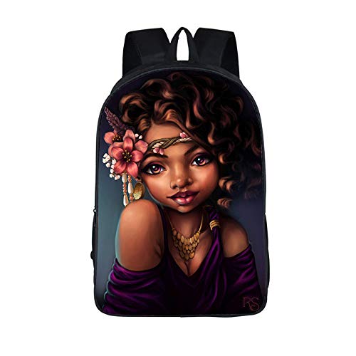 Preisvergleich Produktbild GFDSH 3D Gedruckter RucksackRucksack Studententasche Polyester Bequeme Mädchen Rucksack große Kapazität, G08