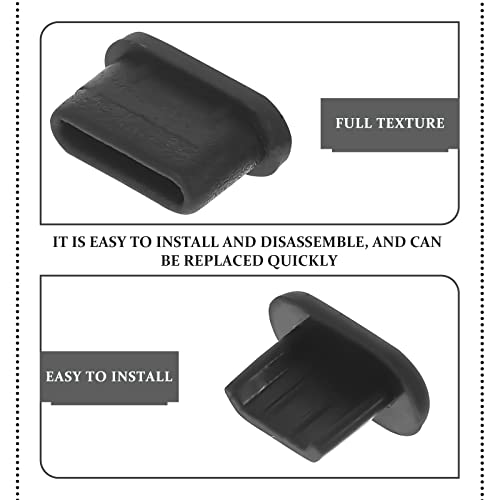 Hemobllo 40PCS tipo C Tipo-C Android Plugues Android para pó de telefone celular