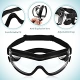 balacoo Sonnenbrillen für Hunde: UV-Schutz Sonnenbrille mit Einstellbar Gummiband Wasserdicht Winddicht Augenschutz für Mittel/Gross Hunde