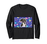 90's Sticker Pattern Dog