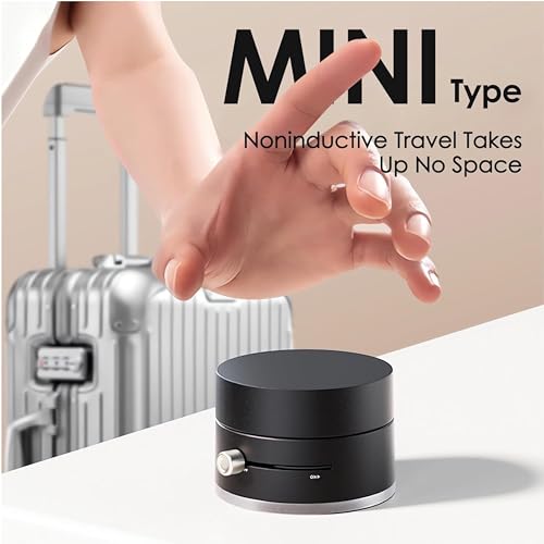 Image of New Magnetic 360 Rotation Suction Car Mount, Strong Grip,Double-Sided Swivel Stand,Hands-Free Magnetic Cell Phone Holder for Gym /Mirror /Kitchen /Smooth Surface-Black
