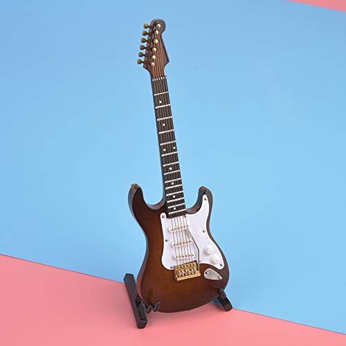 Oumefar Modèle de Guitare Miniature modèle de Guitare en Bois Instrument de Musique de Maison de poupée Petits Ornements… - Les Beatles, Paul McCartney, John Lennon, RIngo Starr, George Harrison Oumefar Modèle de Guitare Miniature modèle de Guitare en Bois Instrument de Musique de Maison de poupée Petits Ornements… – Image 4