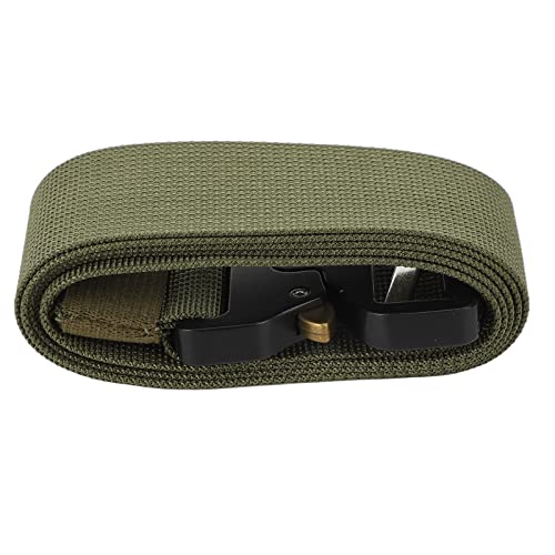 Cinto Masculino Ao Ar Livre Simples Cintura Elegante Lona Fora para Cintos de Reposição (Verde)