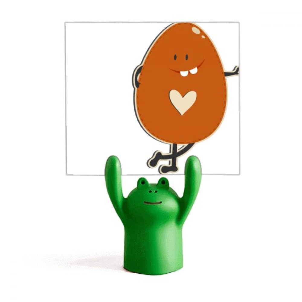 Oeuf de Pâques marron support mémo pour ne plus rien oublier