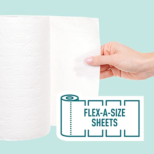 Amazon Brand Presto! FlexaSize Paper Towels, 158 Sheet Huge Roll, 12 Rolls (2 Packs of 6