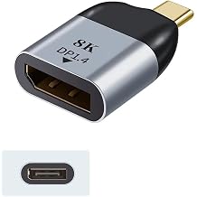 CR23 M-ac-Book Thunderbolt Uyumlu Type-C 3.1'den DisplayPort DP 1.4 8K 60Hz  evirici Adapt r