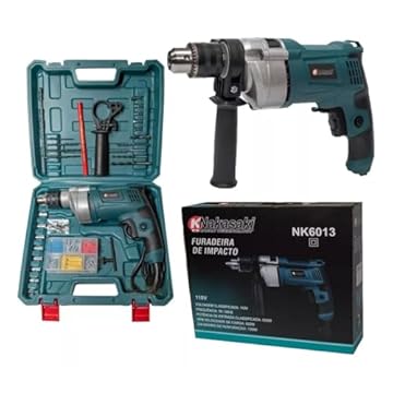 Furadeira De Impacto 1000w Parafusadeira 13mm 28 Pçs Com Maleta (220, Volts)