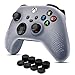 Produktbild TNP Hülle für Xbox Series X/S Controller, Xbox Series S/X Controller Case, Schutzhülle aus weiches rutschfestes Silikon Skin, Anti-Rutsche Griffe, Spielenzubehör, mit 8x Daumengriffkappen, Weiß