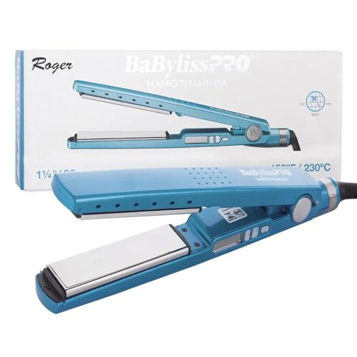 Prancha Chapinha Babyliss Pro Nano Titanium 1 1/4 - By Roger