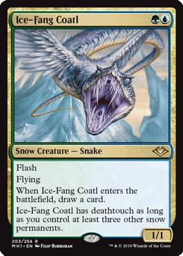 Amazon.com: Magic: The Gathering - Ice-Fang Coatl - Foil - Modern